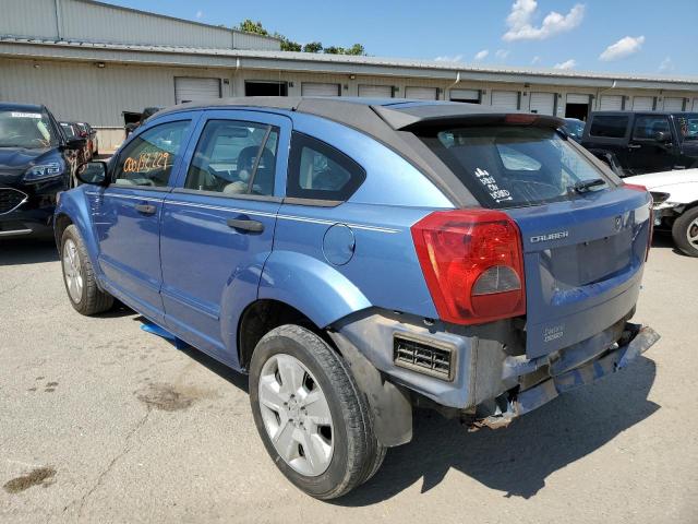 1B3HB48B57D156811 - 2007 DODGE CALIBER SX BLUE photo 3