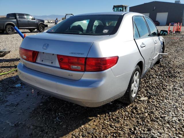 1HGCM56455A068967 - 2005 HONDA ACCORD LX SILVER photo 4