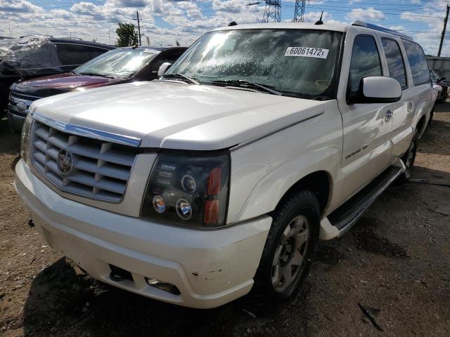 3GYFK66N04G240669 - 2004 CADILLAC ESCALADE E WHITE photo 2