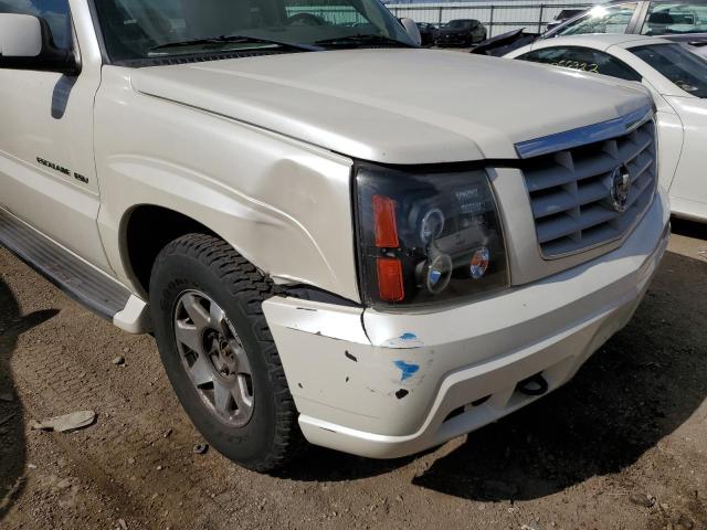 3GYFK66N04G240669 - 2004 CADILLAC ESCALADE E WHITE photo 9