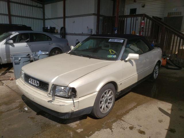 WAUAA88G7TA003622 - 1996 AUDI CABRIOLET CREAM photo 2