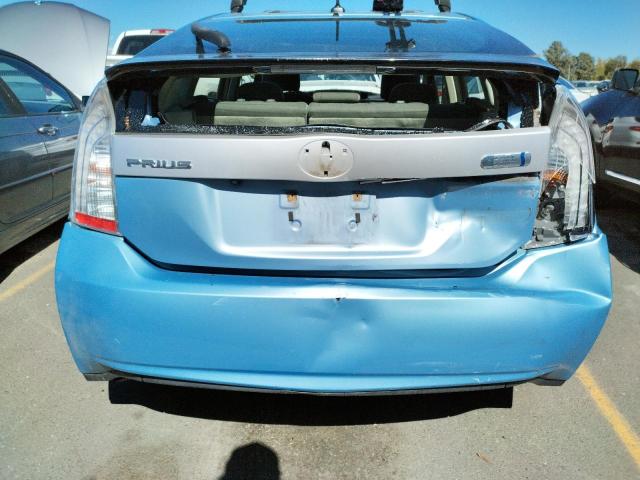 JTDKN3DP7C3026438 - 2012 TOYOTA PRIUS PLUG BLUE photo 9