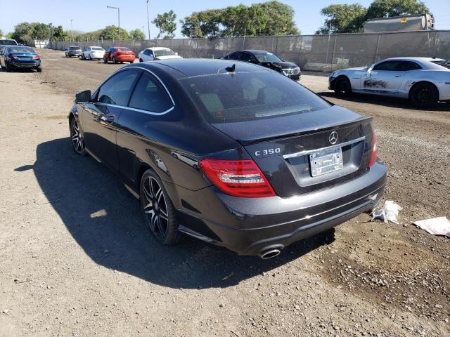 WDDGJ5HBXEG329016 - 2014 MERCEDES-BENZ C 350 BLACK photo 3