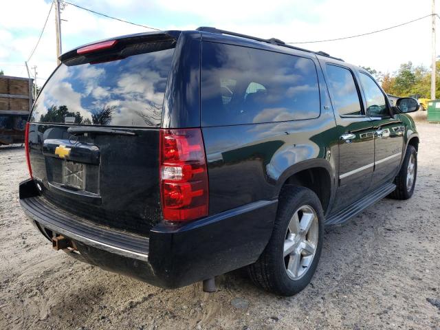 1GNSKKE73ER162655 - 2014 CHEVROLET SUBURBAN K BLACK photo 4