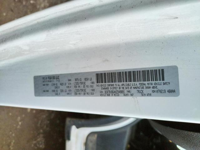 3C6TRVBG4KE549891 - 2019 RAM PROMASTER WHITE photo 10