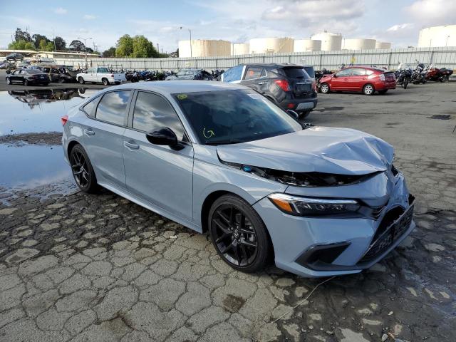 2HGFE2F52NH574159 - 2022 HONDA CIVIC SPOR BLUE photo 1