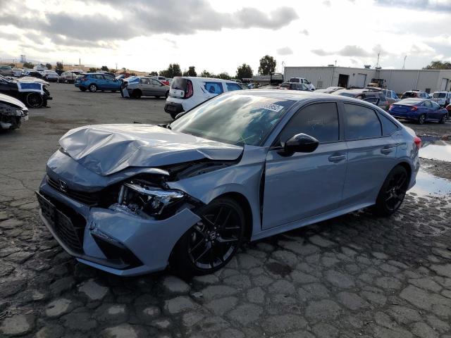 2HGFE2F52NH574159 - 2022 HONDA CIVIC SPOR BLUE photo 2