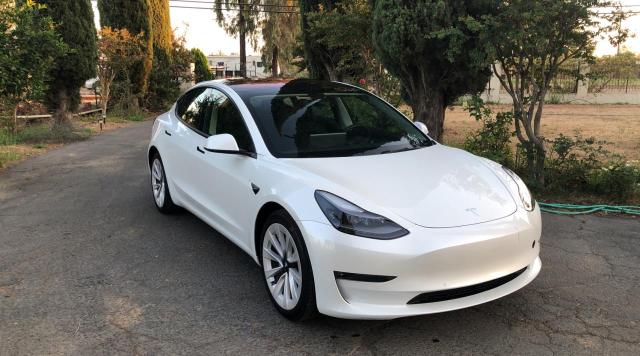 5YJ3E1EB8NF137548 - 2022 TESLA MODEL 3 Ağ foto 1