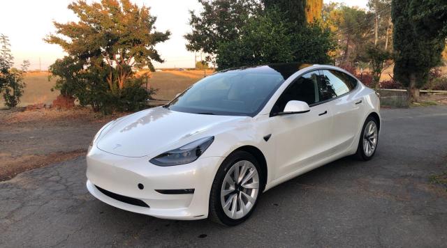 5YJ3E1EB8NF137548 - 2022 TESLA MODEL 3 Ağ foto 2