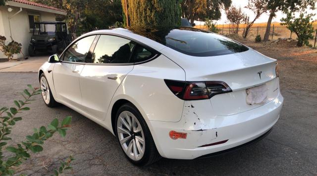 5YJ3E1EB8NF137548 - 2022 TESLA MODEL 3 Ağ foto 3