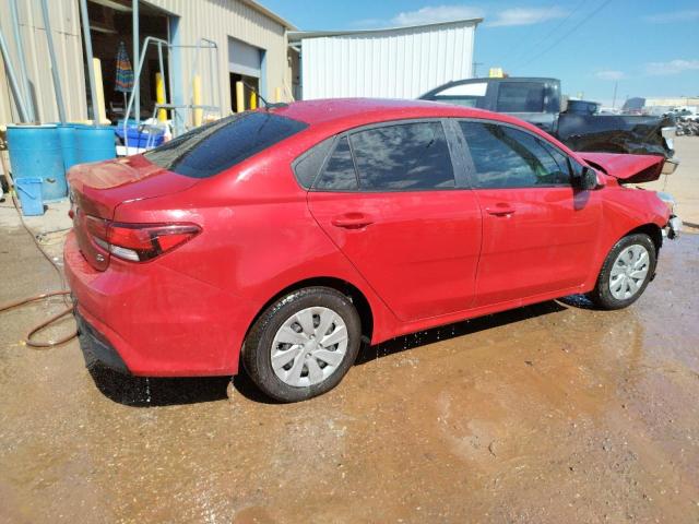 3KPA24AB6KE170881 - 2019 KIA RIO S RED photo 3