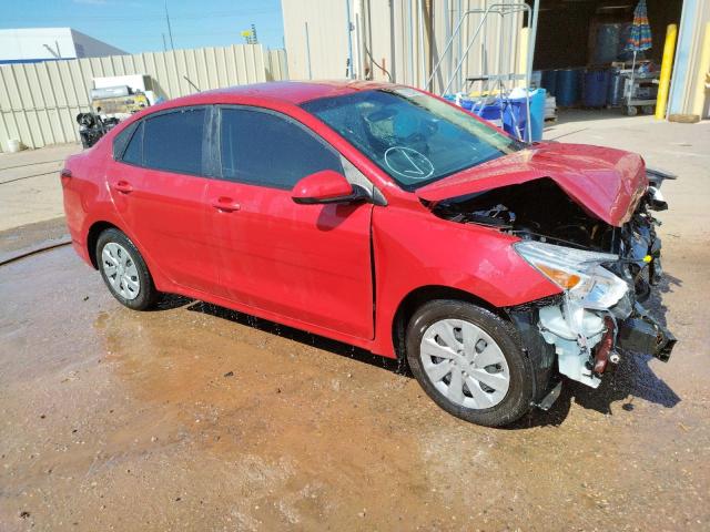 3KPA24AB6KE170881 - 2019 KIA RIO S RED photo 4