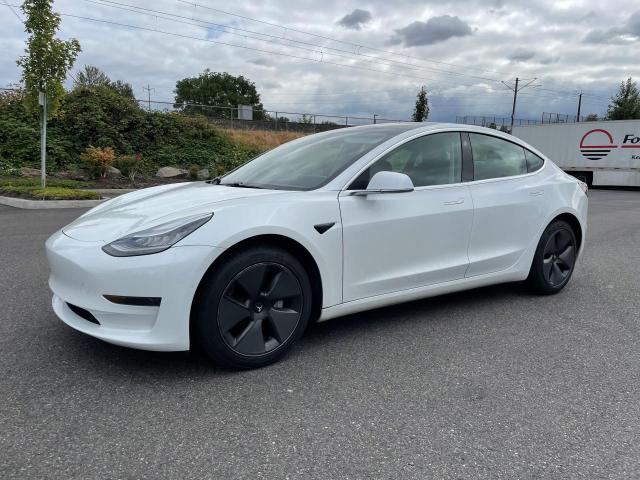 5YJ3E1EA6LF804430 - 2020 TESLA MODEL 3 WHITE photo 2