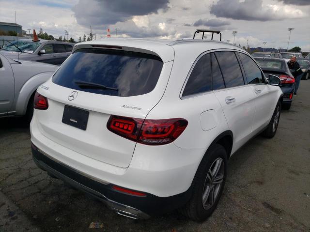 W1N0G8EB6LF865523 - 2020 MERCEDES-BENZ GLC 300 4M WHITE photo 4