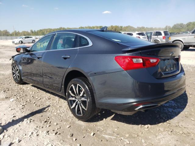 1G1ZG5ST6MF054809 - 2021 CHEVROLET MALIBU RS GRAY photo 3