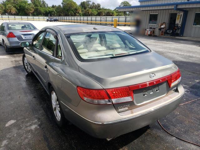 KMHFC46F68A265270 - 2008 HYUNDAI AZERA SE GREEN photo 3