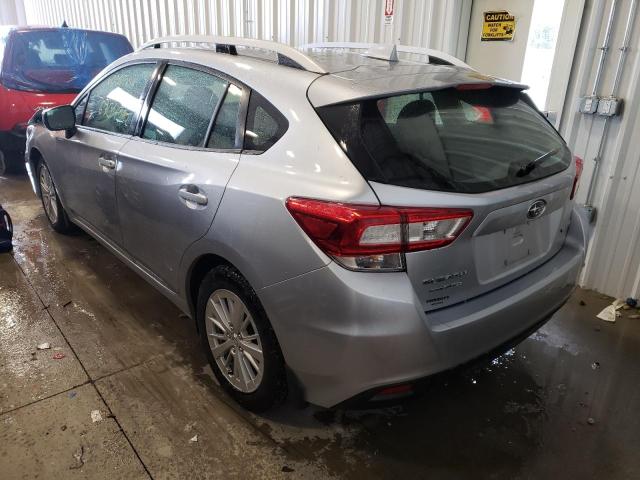 4S3GTAD65J3704639 - 2018 SUBARU IMPREZA PR SILVER photo 3