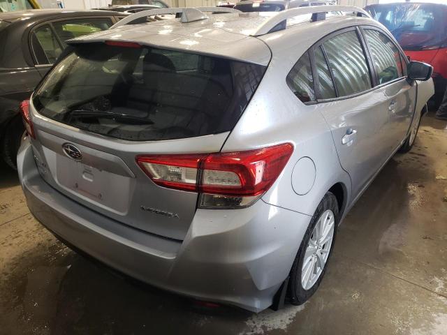 4S3GTAD65J3704639 - 2018 SUBARU IMPREZA PR SILVER photo 4