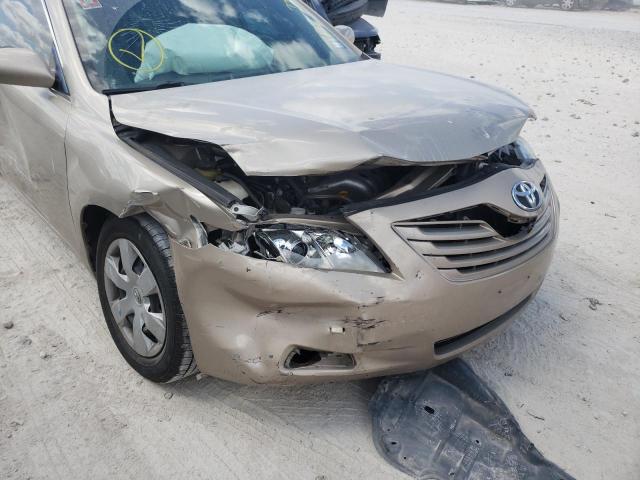 4T1BE46K98U779215 - 2008 TOYOTA CAMRY CE TAN photo 9