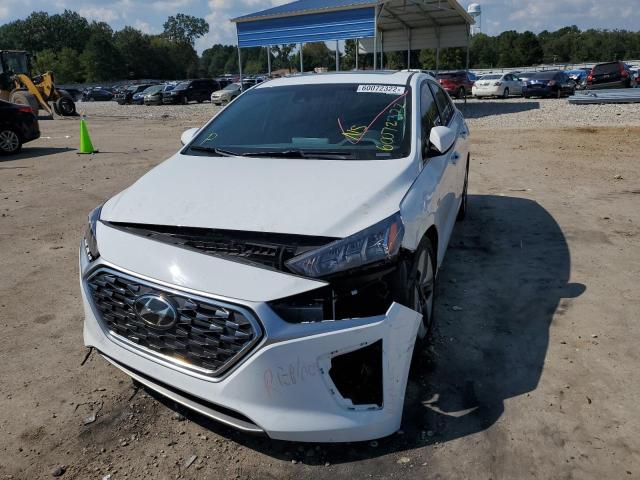 KMHC85LC9LU216088 - 2020 HYUNDAI IONIQ SEL WHITE photo 9