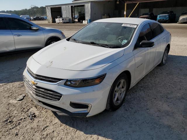 1G1ZB5STXJF290034 - 2018 CHEVROLET MALIBU LS WHITE photo 2