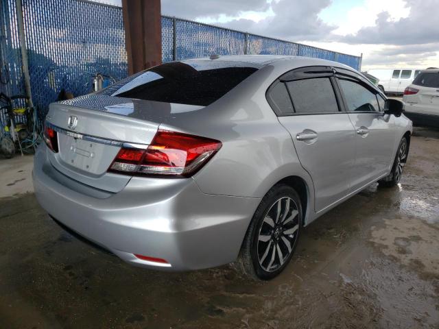 19XFB2F96FE080426 - 2015 HONDA CIVIC EXL 银色 照片 4