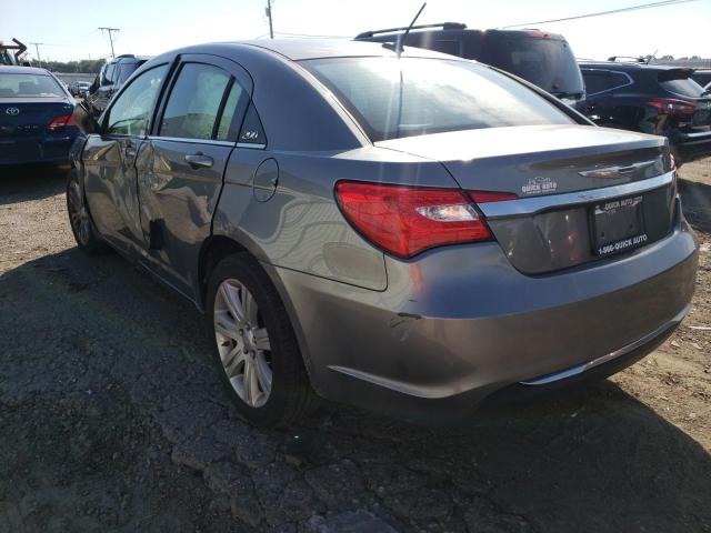 1C3CCBAB4DN704859 - 2013 CHRYSLER 200 LX GRAY photo 3