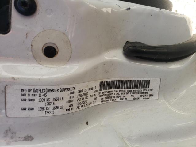 1J8HG48K56C198540 - 2006 JEEP COMMANDER 白色 照片 10