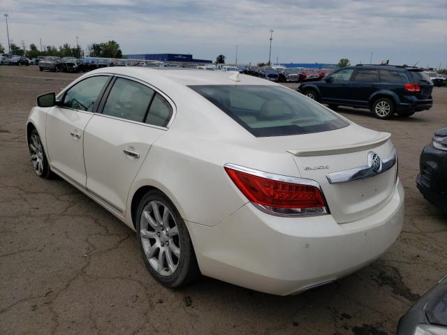 1G4GJ5G37CF303055 - 2012 BUICK LACROSSE T WHITE photo 3