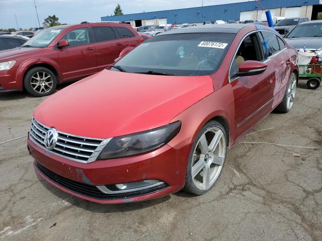 WVWRN7AN1EE504370 - 2014 VOLKSWAGEN CC LUXURY RED photo 2