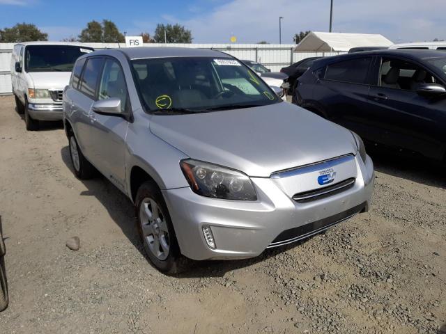 2T3YL4DV6CW001161 - 2012 TOYOTA RAV4 EV SILVER photo 1