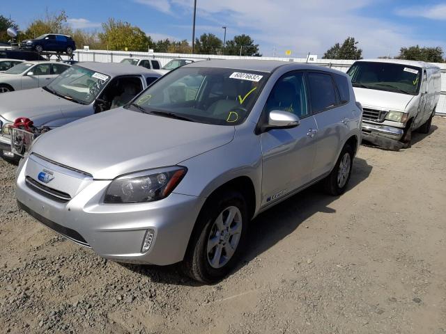 2T3YL4DV6CW001161 - 2012 TOYOTA RAV4 EV SILVER photo 2