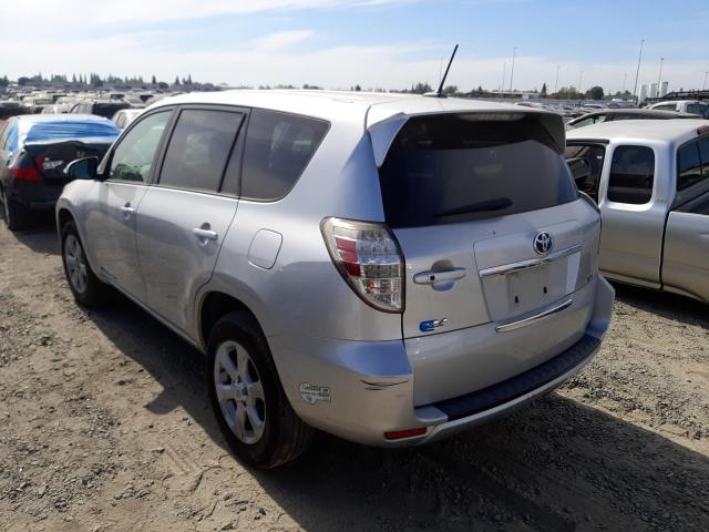 2T3YL4DV6CW001161 - 2012 TOYOTA RAV4 EV SILVER photo 3