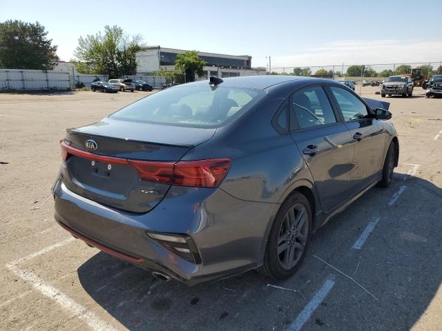 3KPF34AD5ME263463 - 2021 KIA FORTE GT L GRAY photo 4