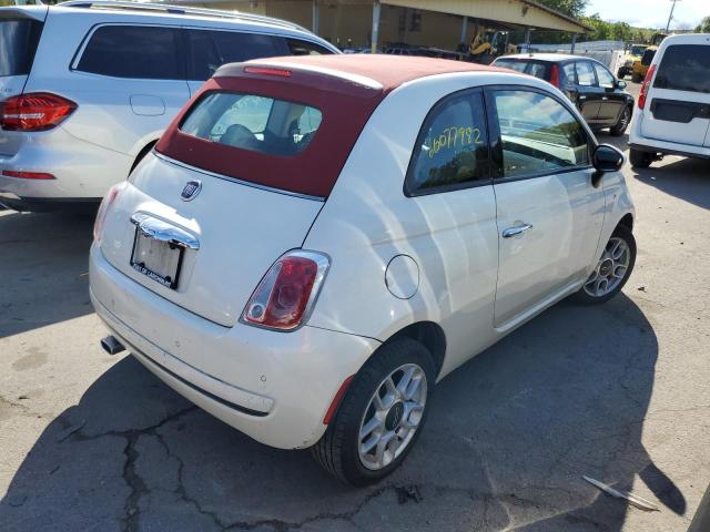 3C3CFFDR4ET239945 - 2014 FIAT 500 POP WHITE photo 4