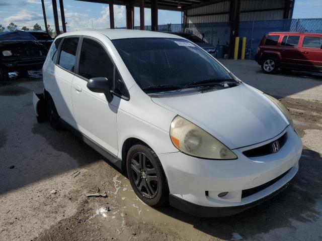 JHMGD38617S064963 - 2007 HONDA FIT S WHITE photo 1