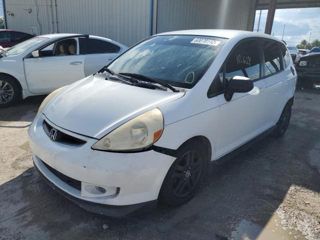 JHMGD38617S064963 - 2007 HONDA FIT S WHITE photo 2