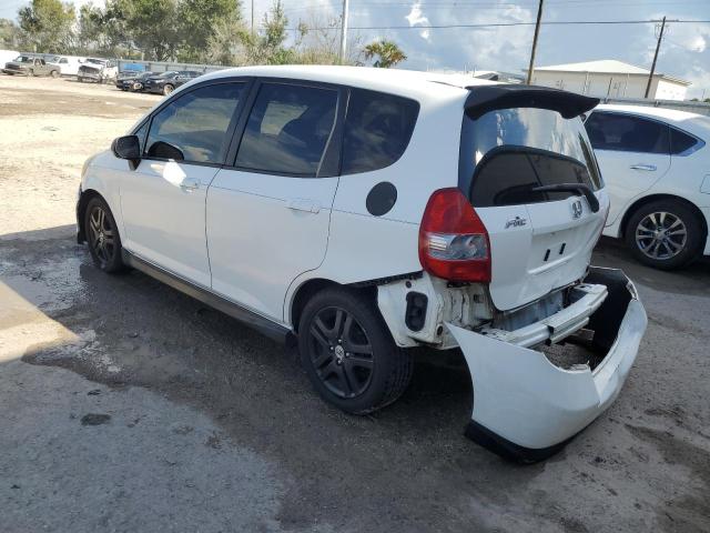 JHMGD38617S064963 - 2007 HONDA FIT S WHITE photo 3