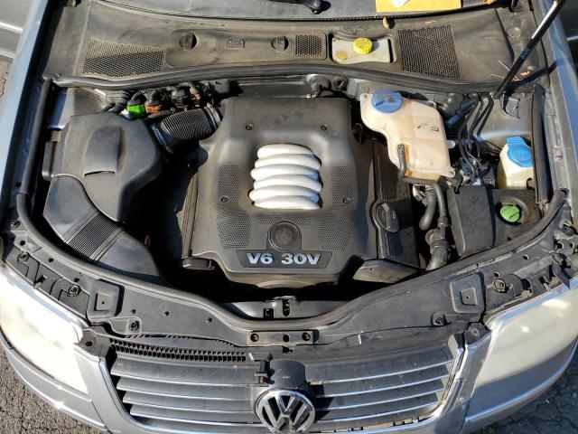 WVWWH63B14E113628 - 2004 VOLKSWAGEN PASSAT GLX GRAY photo 7