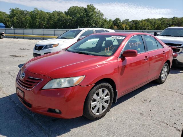 4T1BE46K47U061733 - 2007 TOYOTA CAMRY CE RED photo 2