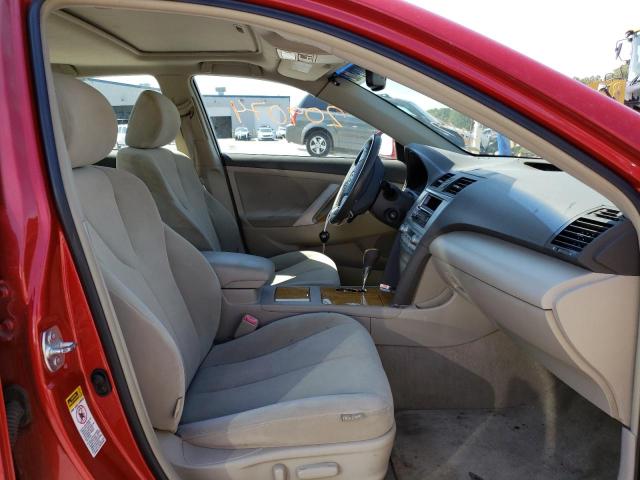 4T1BE46K47U061733 - 2007 TOYOTA CAMRY CE RED photo 5