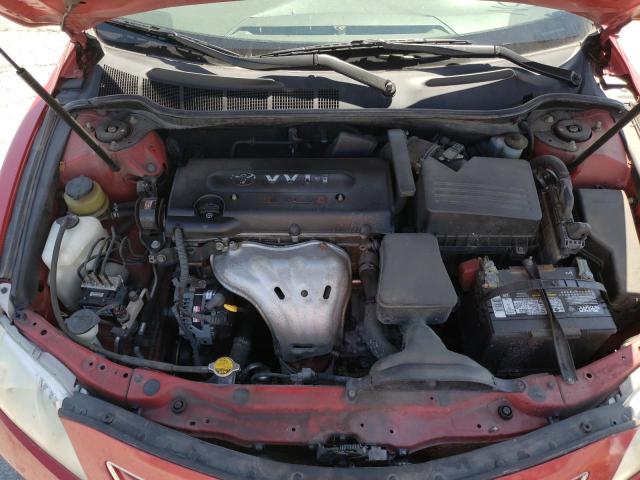 4T1BE46K47U061733 - 2007 TOYOTA CAMRY CE RED photo 7