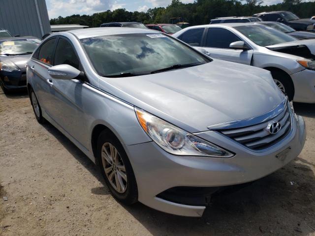 5NPEB4ACXEH856397 - 2014 HYUNDAI SONATA GLS SILVER photo 1