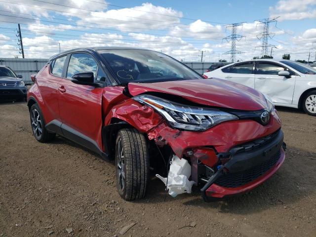 NMTKHMBXXLR118544 - 2020 TOYOTA C-HR XLE RED photo 1