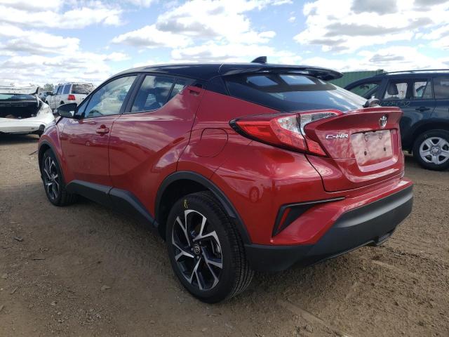 NMTKHMBXXLR118544 - 2020 TOYOTA C-HR XLE RED photo 3