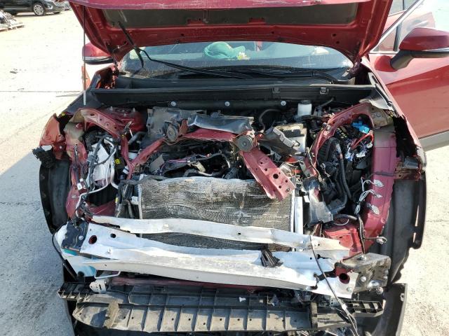 2T3C1RFV9MW124125 - 2021 TOYOTA RAV4 XLE P MAROON photo 7