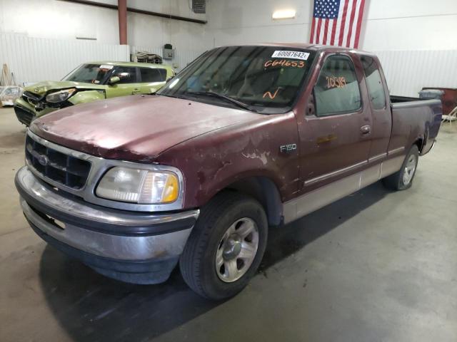 1FTDX1764VNC64653 - 1997 FORD F-150 MAROON photo 2