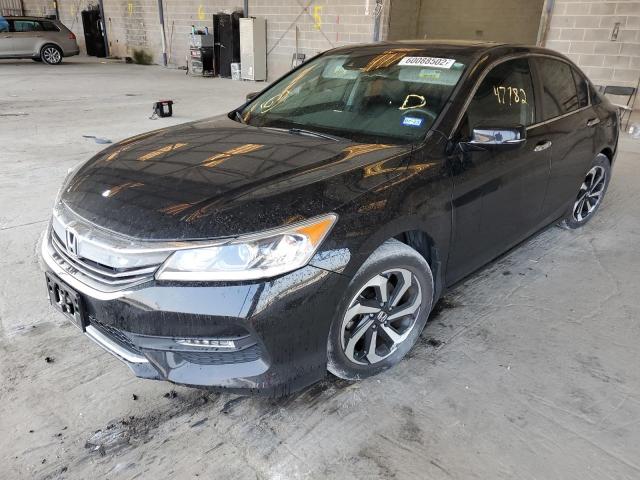 1HGCR2F97HA225480 - 2017 HONDA ACCORD EXL BLACK photo 2