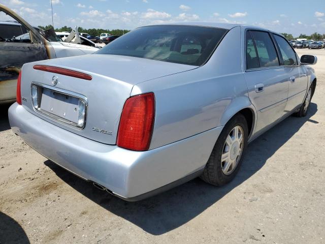 1G6KD54Y14U231162 - 2004 CADILLAC DEVILLE BLUE photo 4