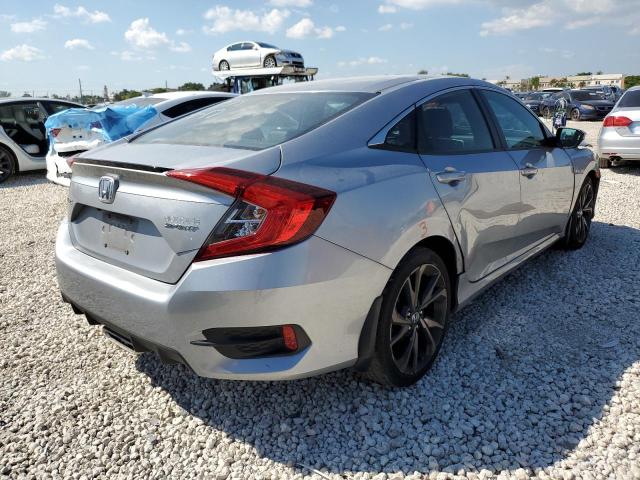 19XFC2F88KE031775 - 2019 HONDA CIVIC SPOR SILVER photo 4